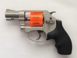 Revolver with Wall-Saver safety cylinder installed.