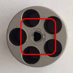 "Square" extractor cylinder
