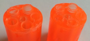 Cylinders with bubbles