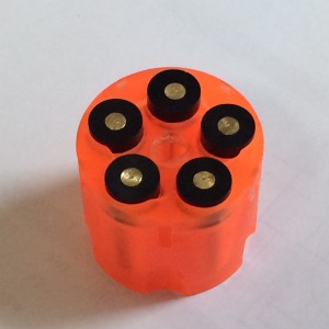 Cylinder back, black nylon