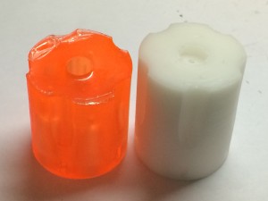 Delrin and PU cylinders